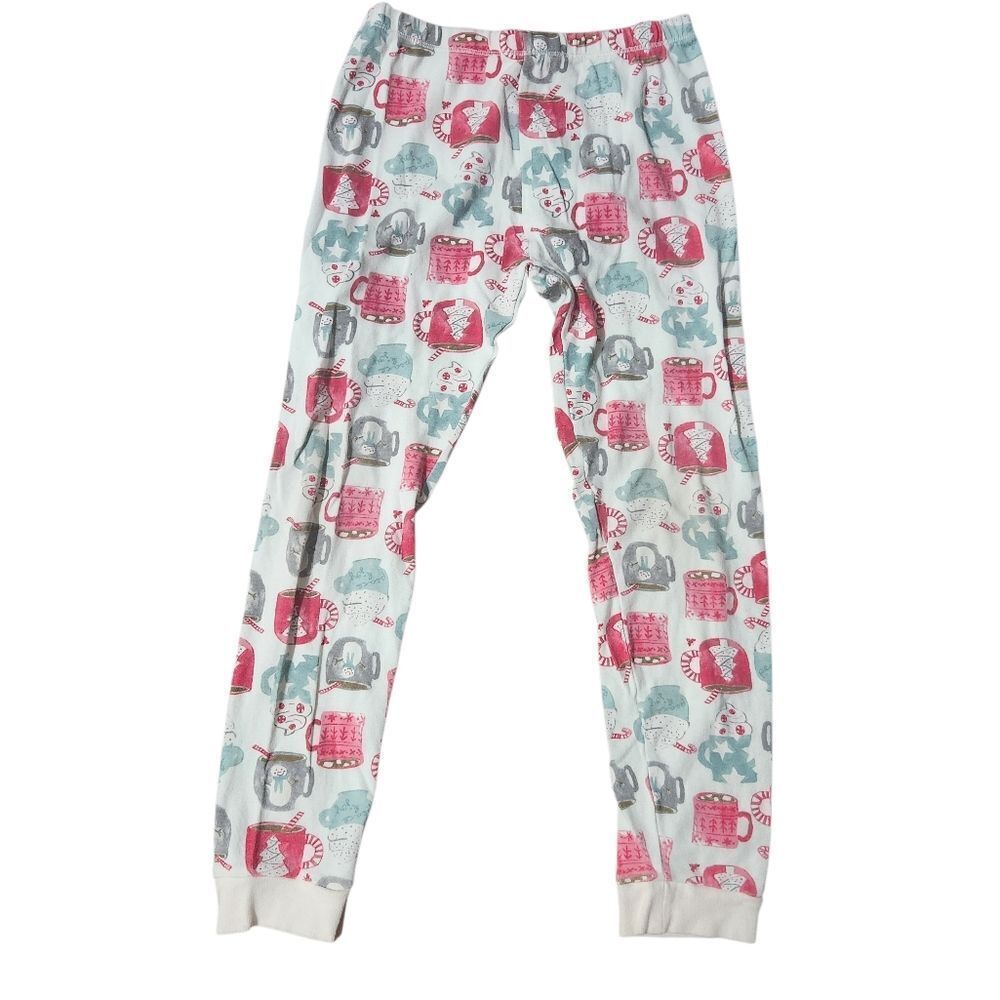 Burt's Bees Holiday Pajamas Size 10 2 Pc Christmas Hot Cocoa Organic Cotton - Picture 3 of 6